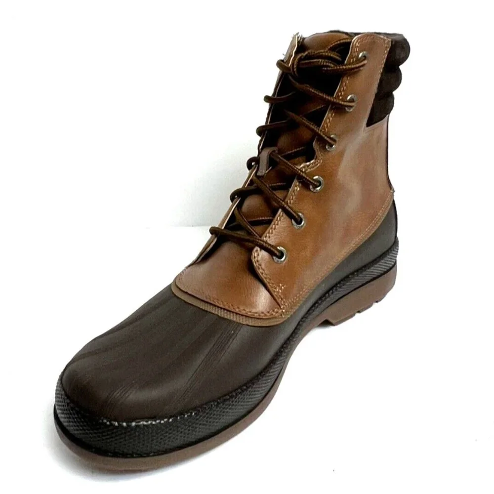 Sperry Mens Cold Bay Waterproof Boot Tan Size 9.5 M